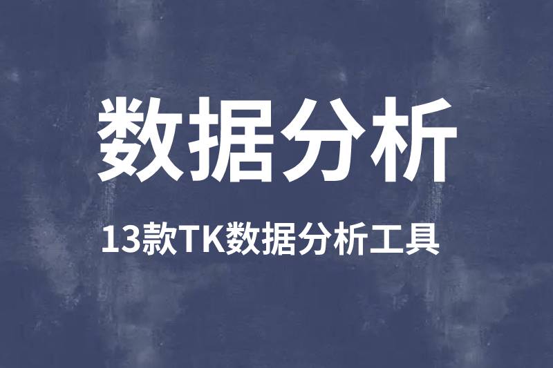 13 个 TikTok 数据分析工具