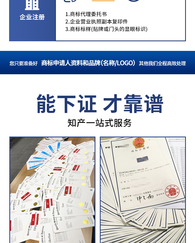 一站式专利服务，国内商标注册，海外商标代办